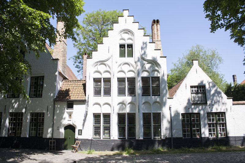 Maison du béguinage de Bruges en Belgique