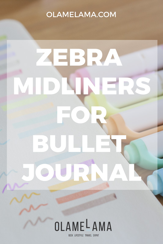 Avis sur les Zebra Midliners pour Bullet Journal