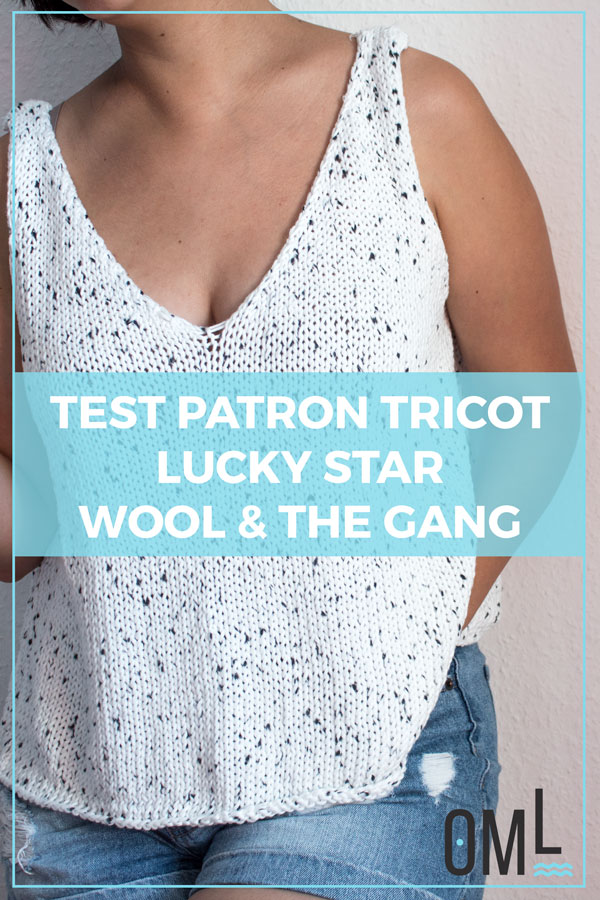 Test du kit de tricot Lucky Star de Wool & the Gang par Olamelama