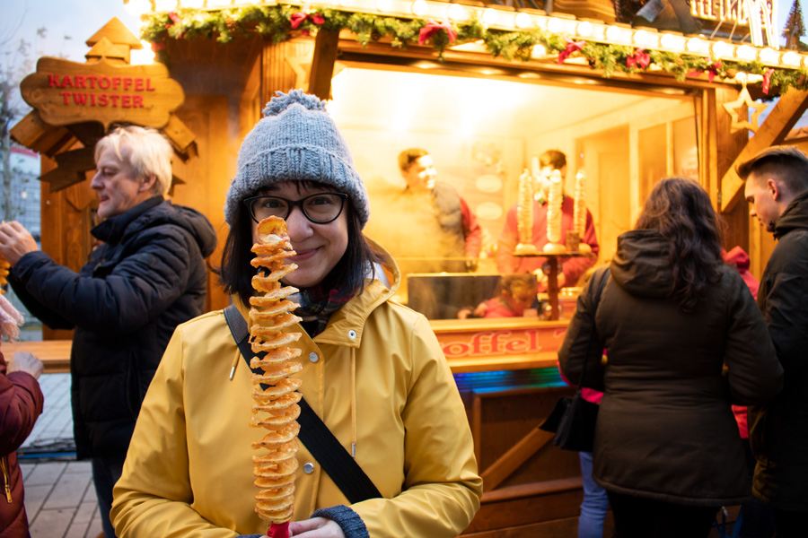 Marchés de Noël à Düsseldorf - Kartoffeltwister
