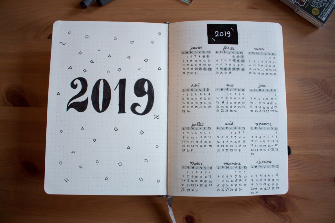 bullet-journal-setup-2019 Bullet Journal - Setup pour 2019
