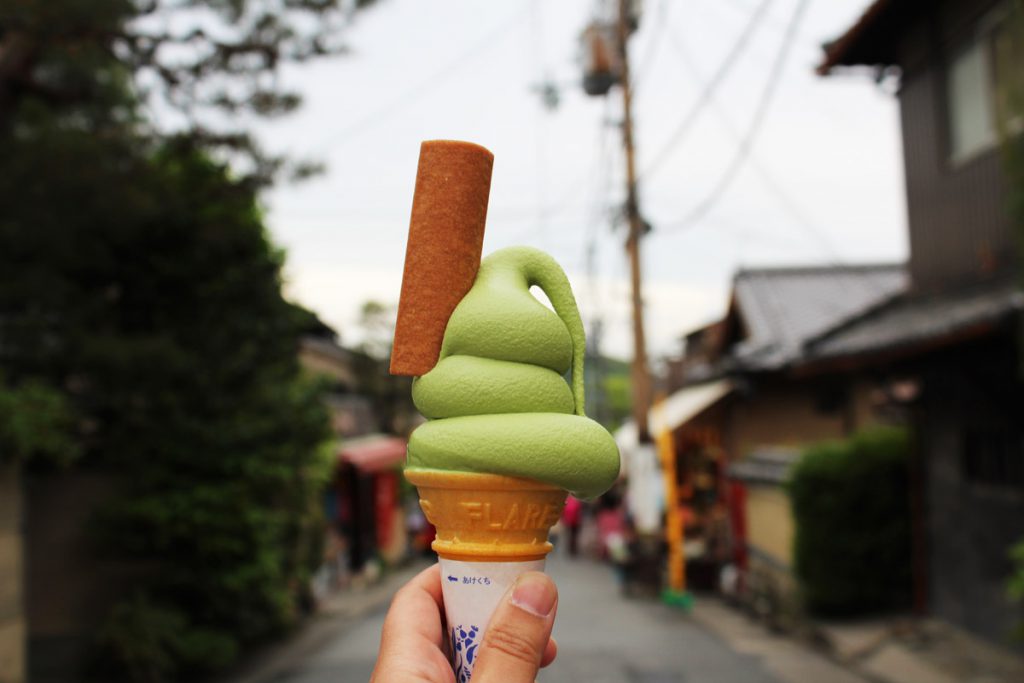 50 souvenirs du Japon - Manger une glace au matcha