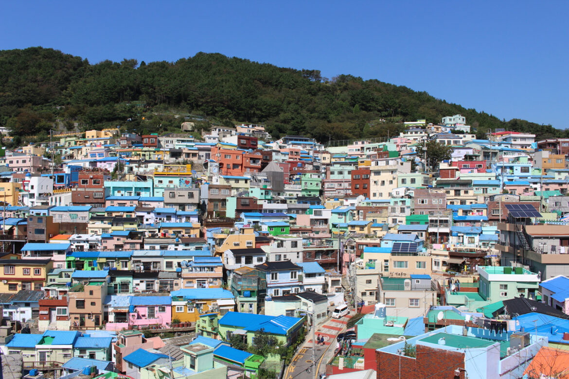gamcheon-culture-village-busan-stamps-vue Gamcheon Culture Village de Busan - Stamp trail