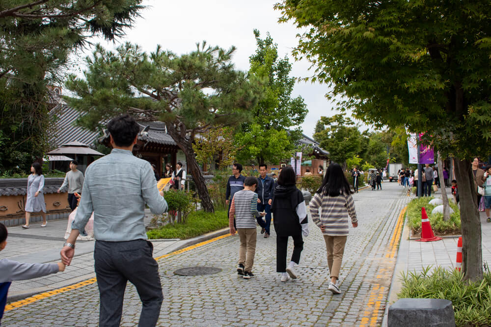 Visiter Jeonju en 24 heures - Guide - Rue commerçante